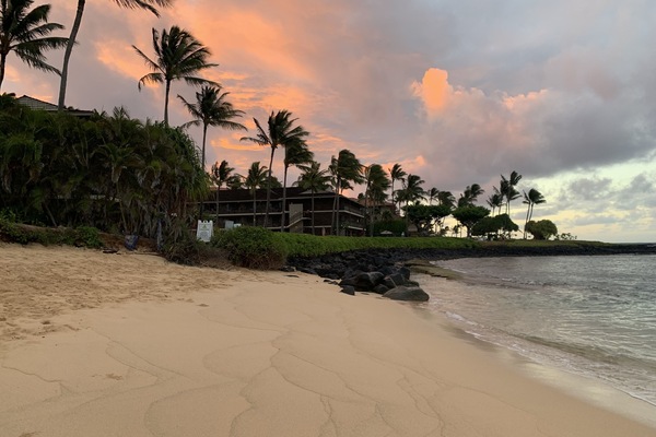 Beach nearby, sun loungers, beach towels