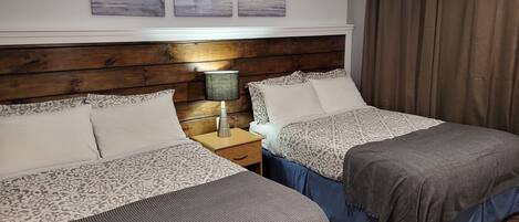 Superior Double Room, 2 Double Beds | Desk, laptop workspace, free WiFi, bed sheets