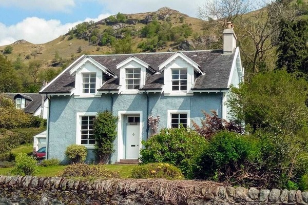 The house, facing Loch Goil