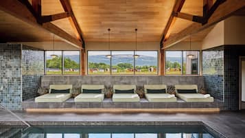 Couples treatment room(s), sauna, hot tub, body treatments, aromatherapy