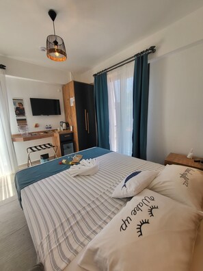 Quarto | Roupas de cama premium, camas Tempur-Pedic, frigobar, cofres nos quartos