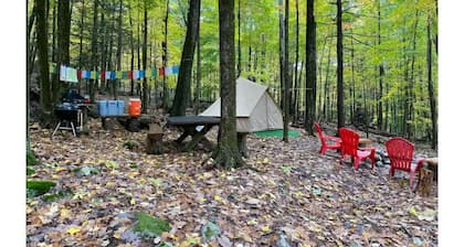 Glamping Tent & Campsite by Minnewaska State Park