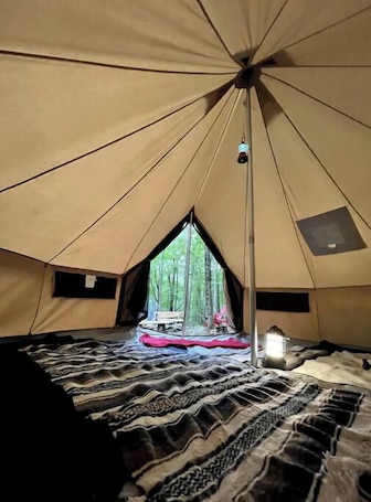 1 bedroom. Glamping Tent & Campsite by Minnewaska State Park