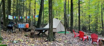 Glamping Tent & Campsite by Minnewaska State Park 