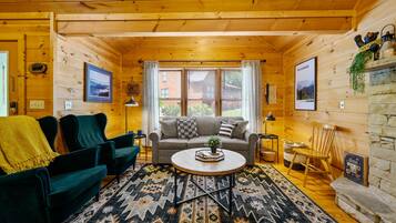 Smart TV, fireplace, video games, table football