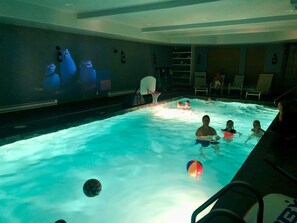 Indoor pool - Riverfront Mansion with Indoor Pool, Private Pond, and Hot Tub on 16 Acre Ranch (Hamilton)