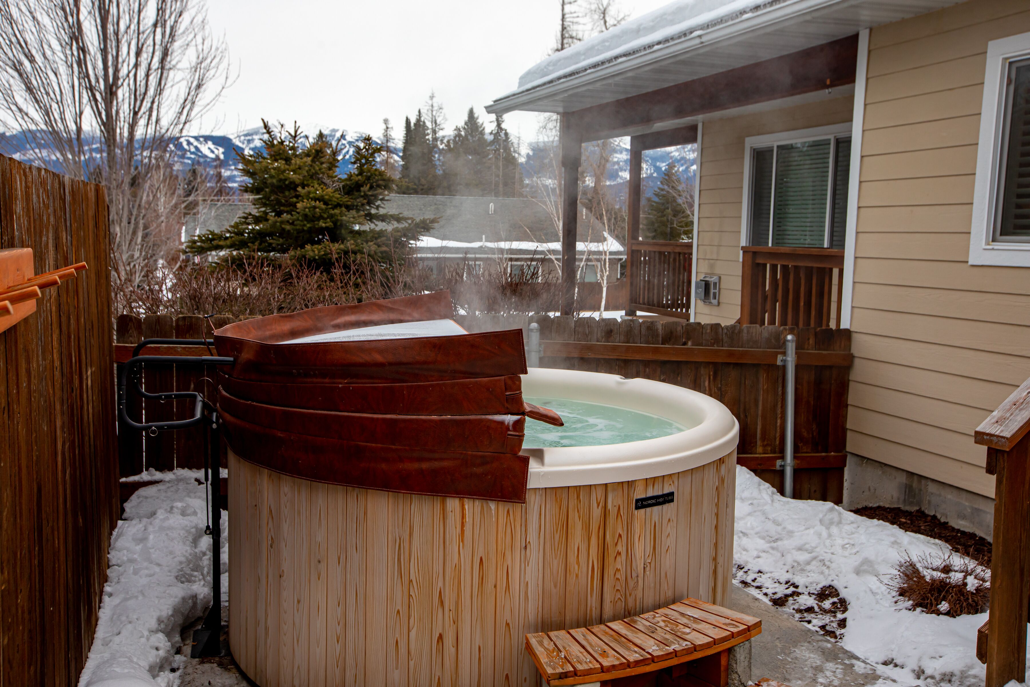 Bain à remous extérieur