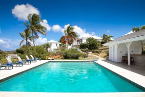 Outdoor pool - Libellule (5 bedrooms) - An idyllic villa with pool, Terres Basses, St. Martin (Terres Basses)