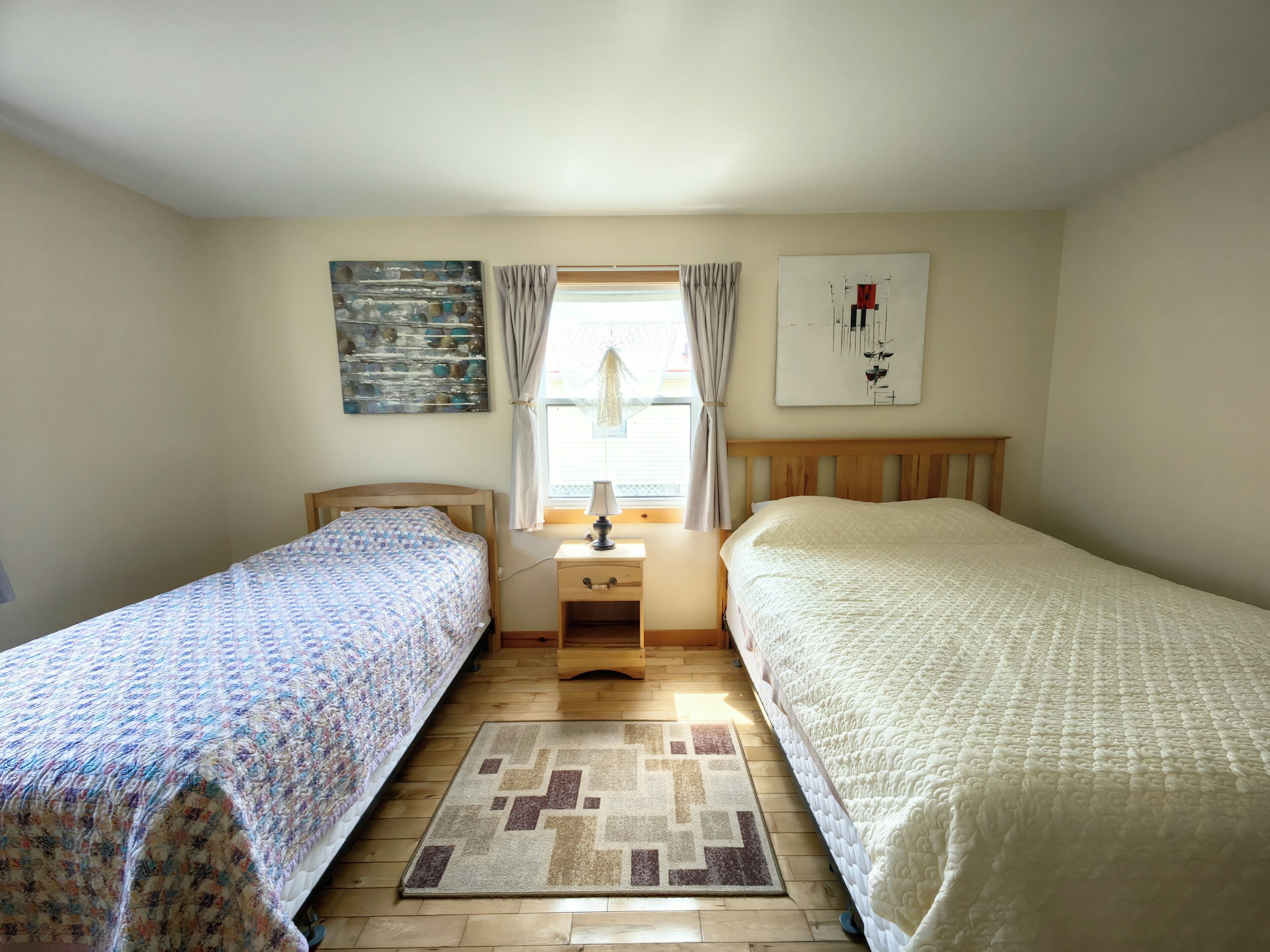 2 habitaciones, wifi gratis y ropa de cama 