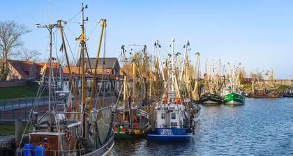 Wattperle - Wattperle in Greetsiel: familienfreundliche Ferienwohnung mit Balkon