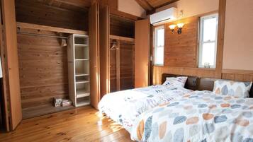 3 habitaciones, decoración personalizada y muebles diferentes