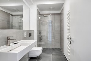 Hair dryer, towels