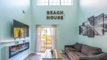 TV connectée, cheminée