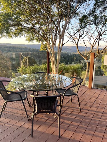 Country Retreat, relax in the spa, or on the deck, while taking in the view.  