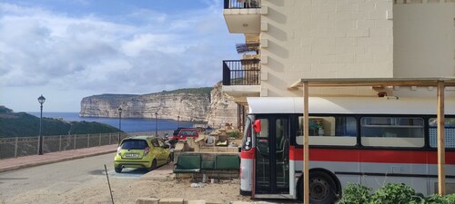Stay on a vintage 1974 Maltese bus in Xaghra