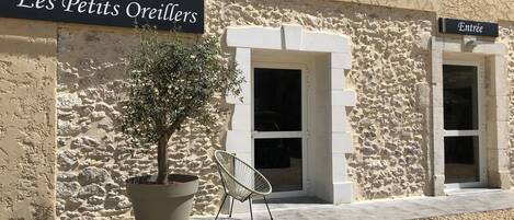 Façade de l’hébergement