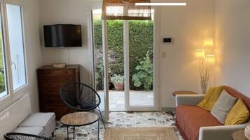 Smart-tv en een open haard