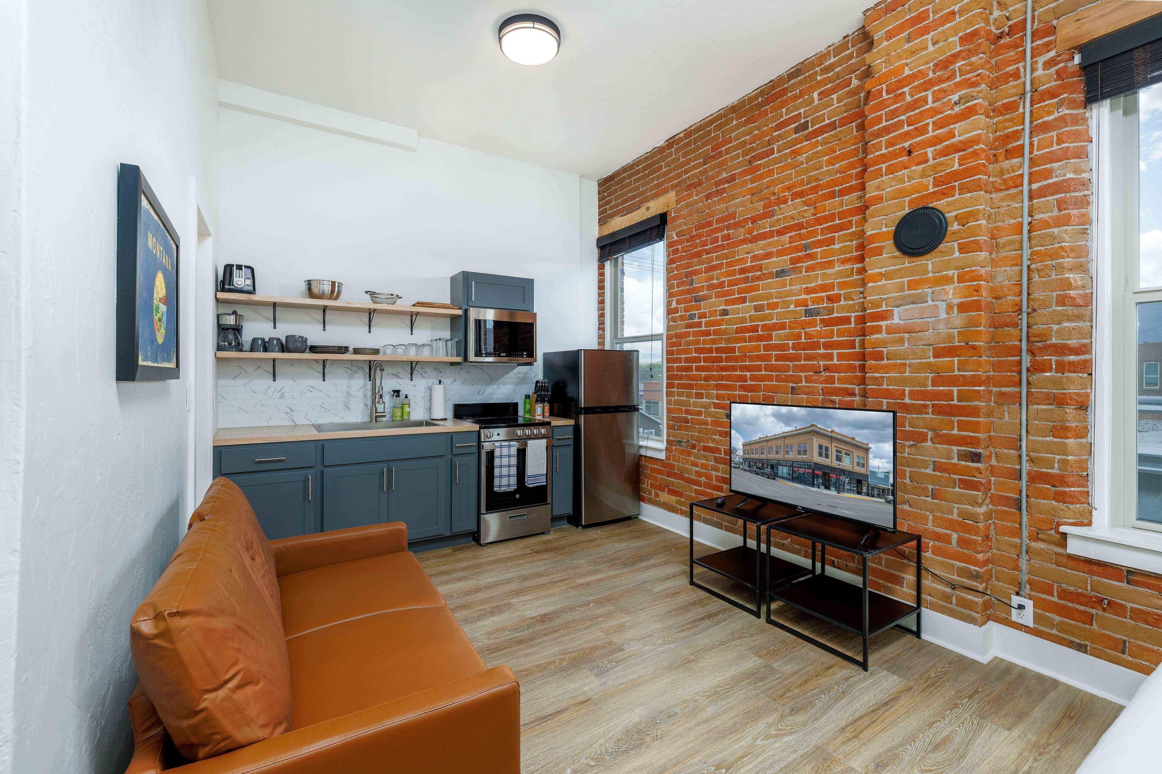 Renovated Studio Flat in Historic Downtown Livingston, Montana