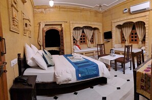 Deluxe AC Family Suite | Blackout curtains, free WiFi, bed sheets - Wonbin Safari Hotel (Jaisalmer)
