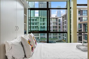 1 Schlafzimmer, Bügeleisen/Bügelbrett, Reisekinderbett, kostenloses WLAN