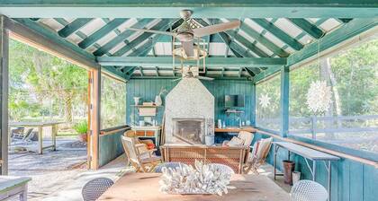 The Thicket Cottage - Oyster House, Firepit, Private Dock, and Outdoor Sauna!