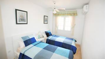 2 habitaciones, wifi gratis y ropa de cama