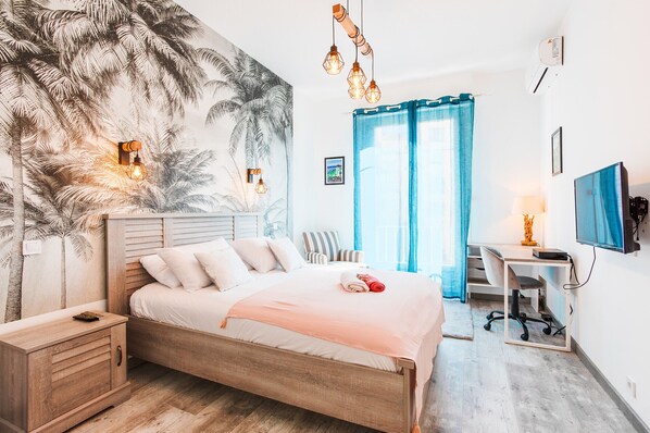 1 bedroom, iron/ironing board, free WiFi, bed sheets