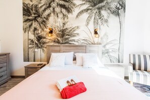 1 室のベッドルーム、アイロン / アイロン台、WiFi (無料)、ベッドシーツ