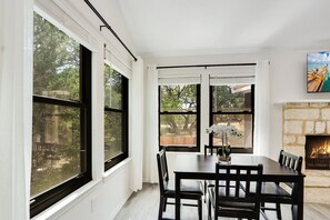 Dining - Woodacre Cottage I   Minutes to Jacob's Well (Wimberley)