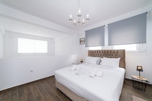 Duplex, 2 Bedrooms | Egyptian cotton sheets, premium bedding, Select Comfort beds - Thalassa & Thalassa Prive Residential Complexes (Pangaio)