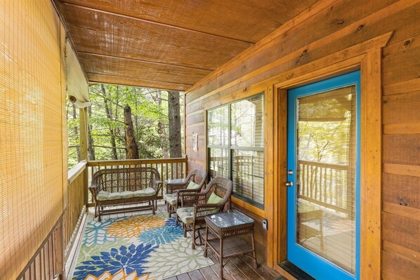 Cabin, 2 Bedrooms | Balcony