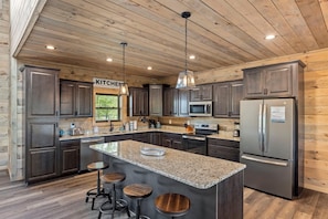 Private kitchen - Red Sky Ridge 5 Bedroom Cabin by RedAwning (Sevierville)