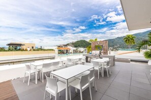 Outdoor dining - Perfect, freshly decorated one bedroom Loft 268! (Puerto Vallarta)