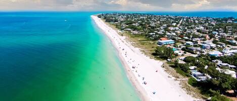 بالقرب من الشاطئ