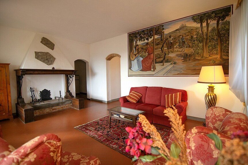 Appartamento Reginaldo C: An Elegant And Welcoming Apartment That Is Part Of A Villa In The Characteristic Style Of The Tuscan Countryside, With Free Wi-fi. - San Gimignano