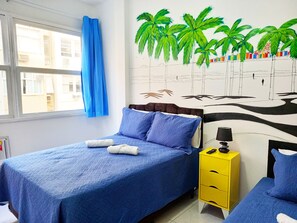 1 bedroom, in-room safe, free WiFi, bed sheets - TC810 Smart Tv Wi-Fi na Praia Copacabana (Rio de Janeiro)