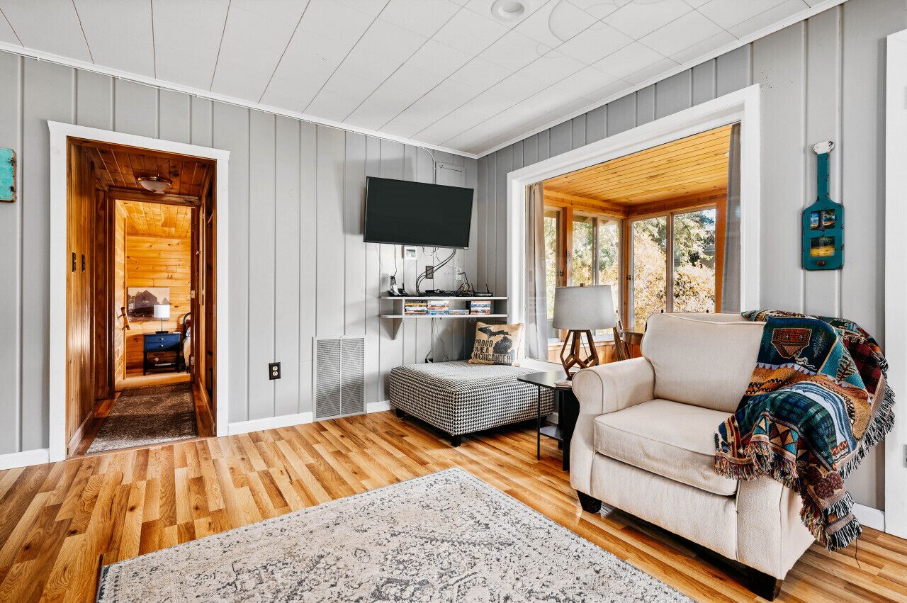 TV connectée, cheminée