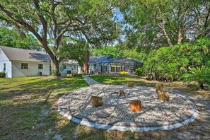 Property grounds - Game Room & Pool: Huge Lutz Family Retreat (Lutz)