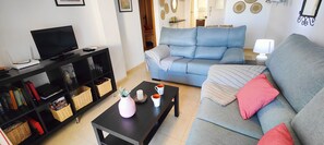 Televisie en een dvd-speler