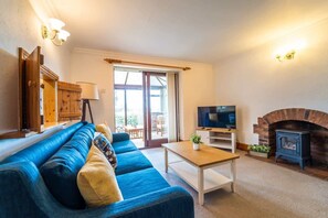TV, fireplace, Netflix, streaming services - Exclusive Cottage - Hot Tub - Pets OK - In Norfolk Broads (Norwich)