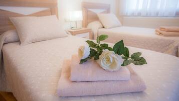 2 bedrooms, iron/ironing board, free WiFi, bed sheets
