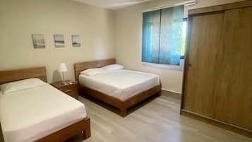 3 habitaciones, ropa de cama de alta calidad y wifi gratis