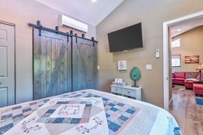 1 多间卧室、熨斗/熨衣板、WiFi、床单