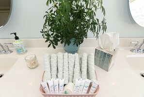 Shower, hair dryer, towels, soap - Waterfront with spectacular view, close to restaurants and bars (Colonial Beach)