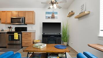 TV connectée, cheminée