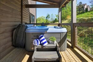 Idromassaggio all'aperto