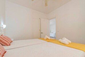 1 غرفة نوم وملاءات أسرّة