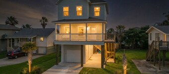 Modern Coastal Retreat with Pool and Fire Pit
