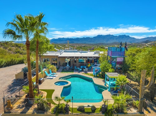 VERY Private Hilltop Hacienda with Spectacular 360 Degree Views  