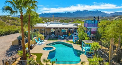 VERY Private Hilltop Hacienda with Spectacular 360 Degree Views